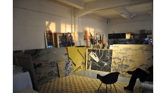 Atelier de C. Bolle. Photo Franco Panese, 2009