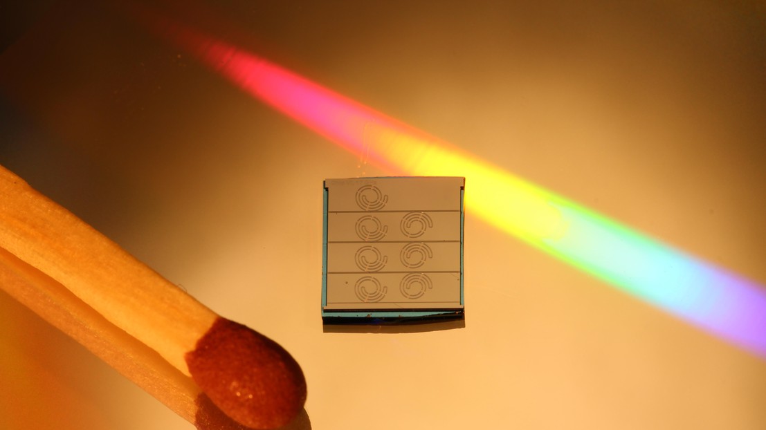 Un micro-résonateur optique © 2014 EPFL/Tobias Kippenberg