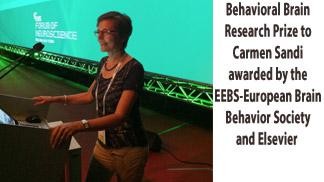 Behavioral Brain Research Prize to Carmen Sandi - EPFL