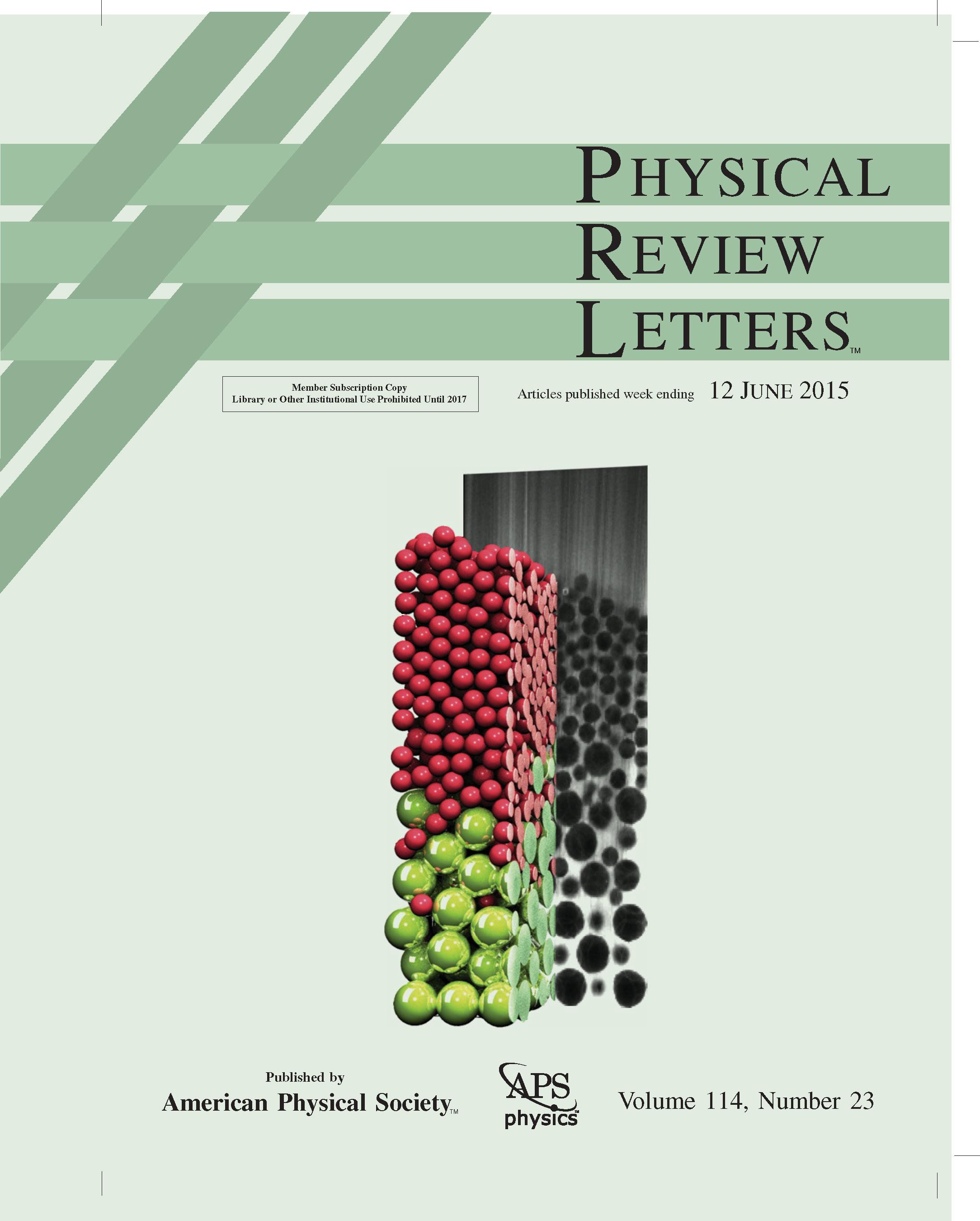 physical review letters 92