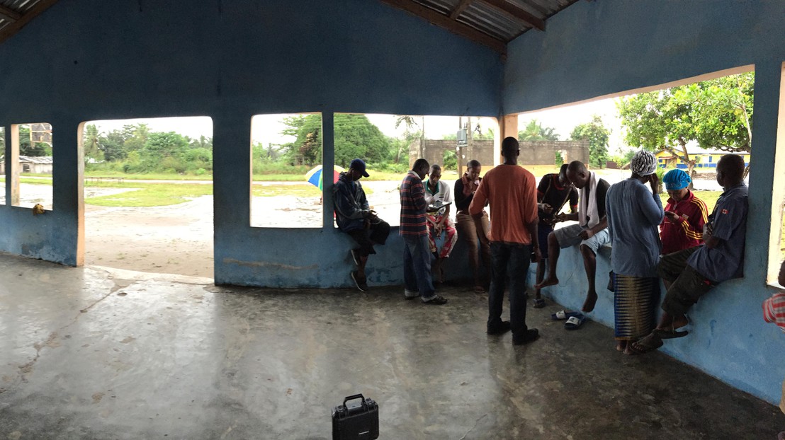 MOOC Students in refugee camps in Ghana © 2015 EPFL