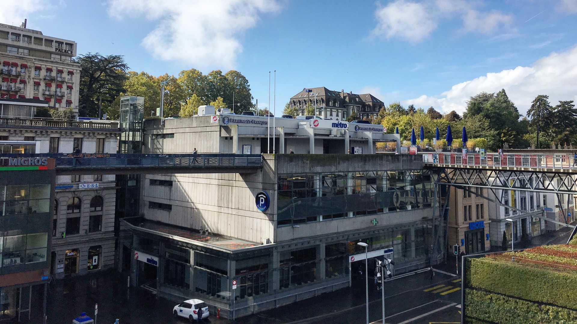 Le projet se concentre sur la transformation de l'actuel parking de Saint-François. © Pr Bell