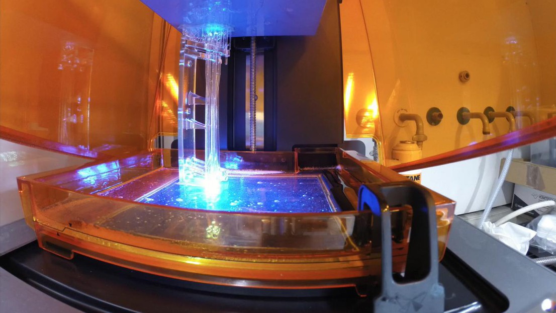 L'imprimante 3D utilisée dans cette étude (Crédit: A. Osterwalder/EPFL)
