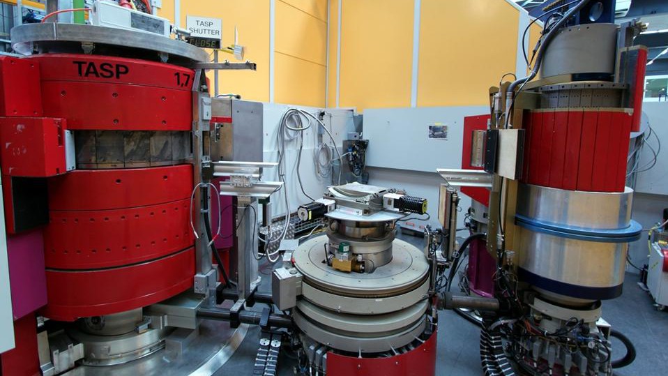 The neutron spectrometer used in this study © Paul Scherrer Institut
