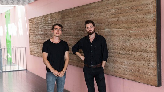 Yannick Claessens (left) and Mattia Pretolani (right) came up with the project. © Jamani Caillet