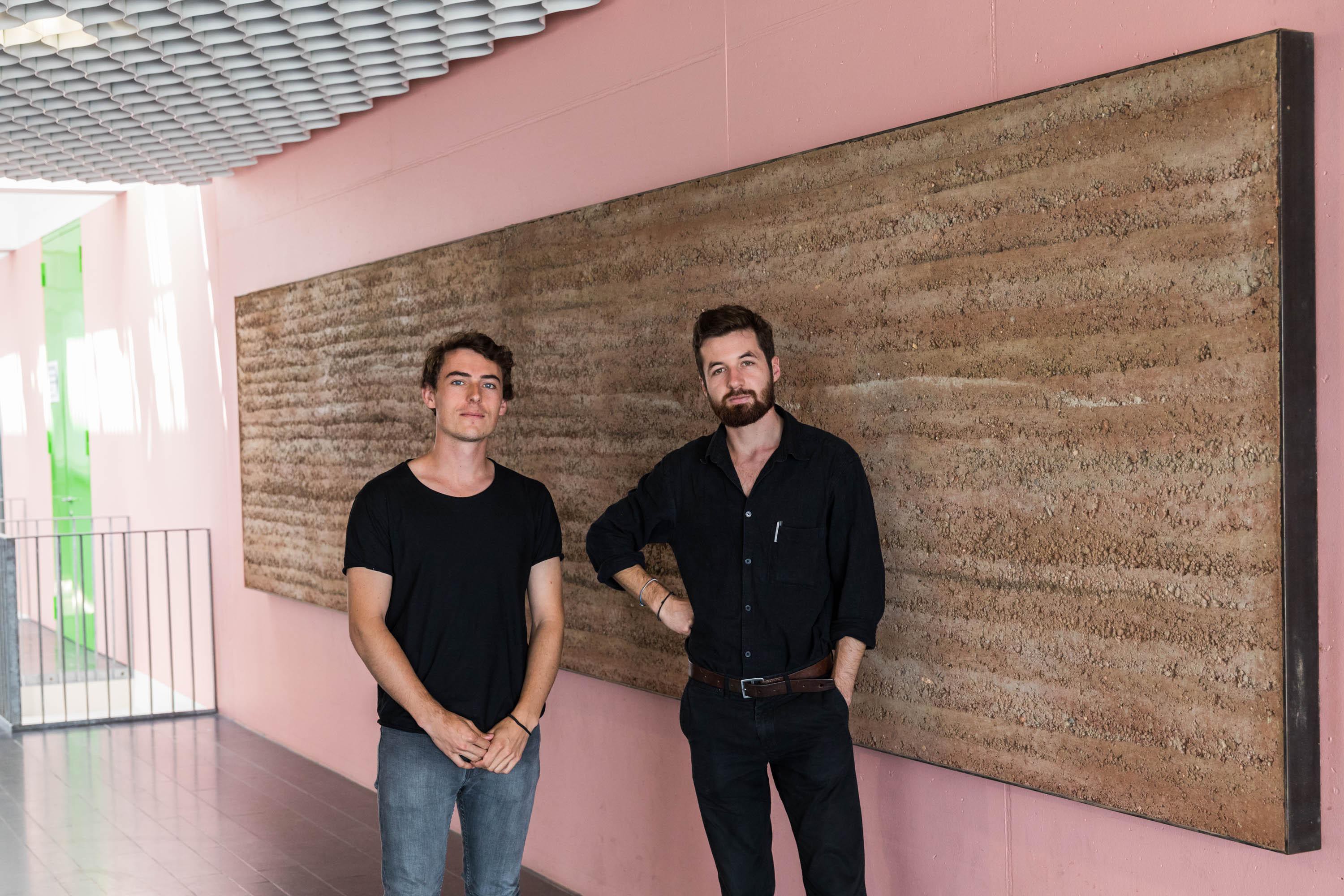 Yannick Claessens (left) and Mattia Pretolani (right) came up with the project. © Jamani Caillet