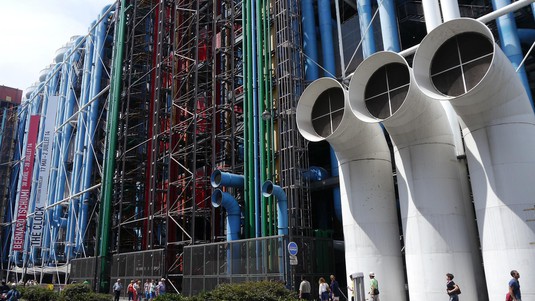 Les imposantes tuyauteries du Centre Pompidou, à Paris. © Pixabay