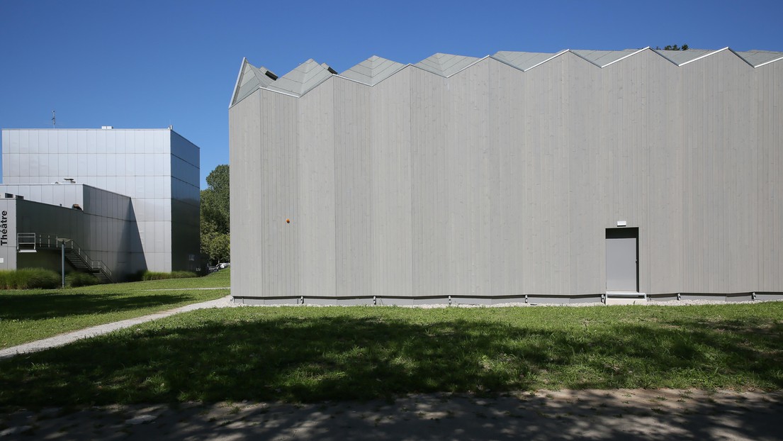Le Pavillon de Vidy propose des joints à tenons, une innovation architecturale. © Alain Herzog/EPFL
