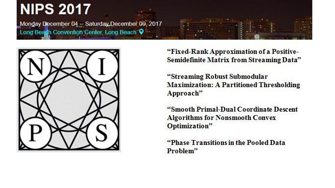 © 2017 NIPS offical logo and conference site image © 2017 NIPS offical logo and conference site image