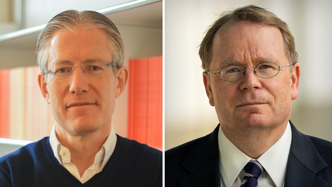 Professors Erwan Morellec & Thomas Weber © EPFL