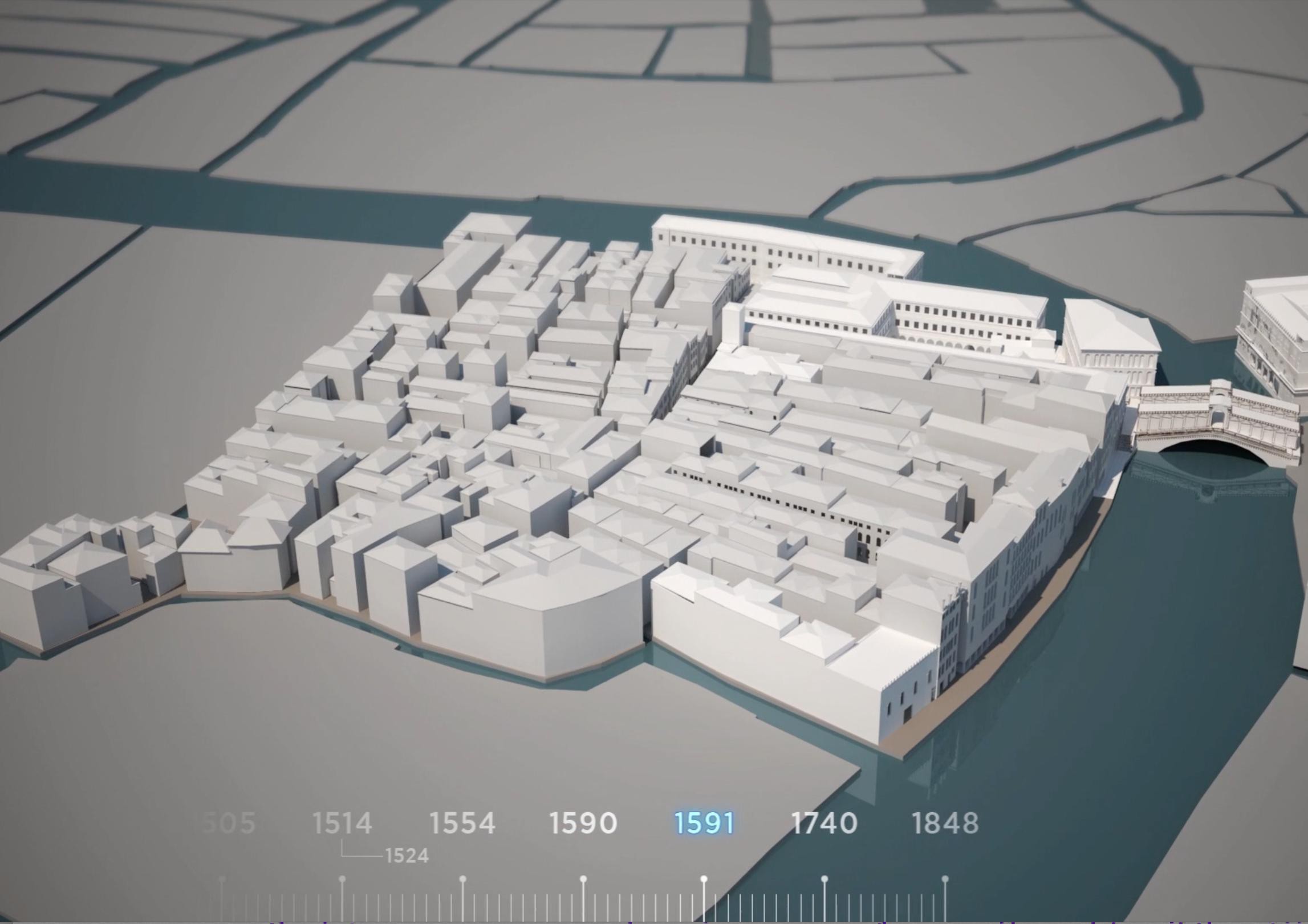 © 2018 EPFL DHLAB Venise Quartier du Rialto