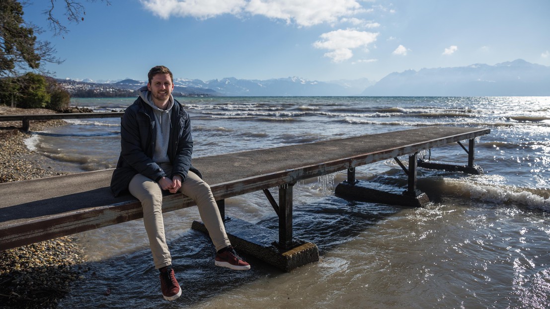 Le doctorant pratiquera la plongée pour récolter ses échantillons. © Jamani Caillet/EPFL 2018