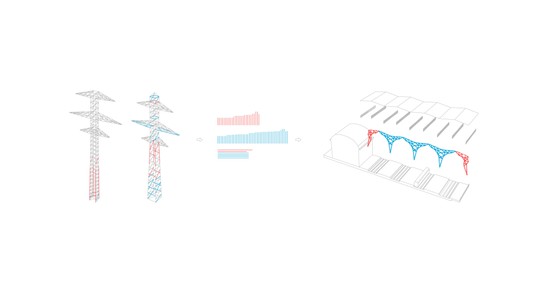 La réutilisation d’éléments entiers des pylônes est aussi une option. © J.Desruelles/EPFL
