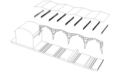 Details of the alternative canopy. © J.Desruelles/EPFL