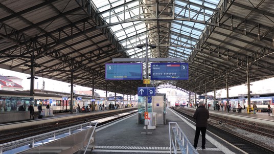 Inaugurée en 1912, la marquise de la gare de Lausanne est inscrite au patrimoine. ©J.Desruelles/EPFL