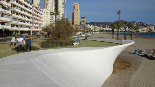 Paseo Marítimo de la Playa del Poniente, Benidorm. © S. Curnier / EPFL