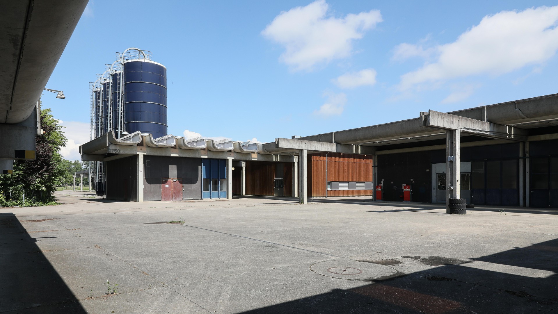 Le site industriel est désaffecté depuis 2016. © Alain Herzog/ 2018 EPFL
