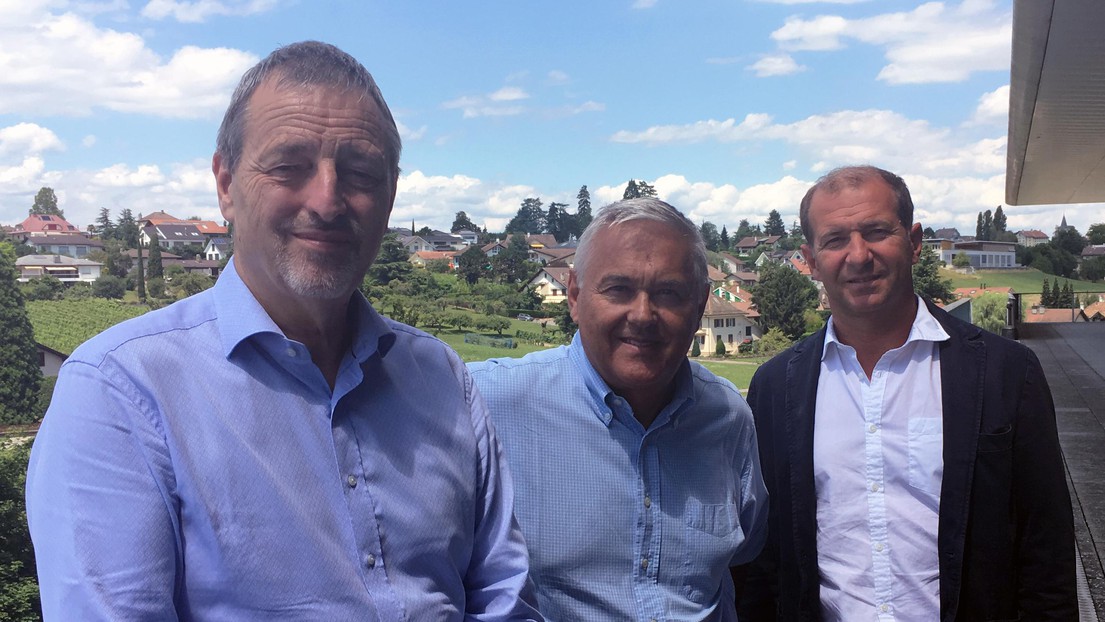 T. Donné, J. Paméla and A. Fasoli © Y. Martin / 2018 EPFL