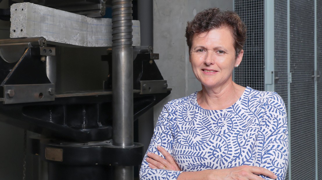 Karen Scrivener, directrice du Laboratoire des matériaux de construction© 2018 EPFL