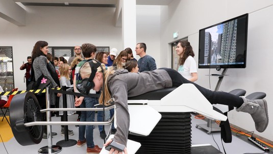 De nombreuses expériences étaient au rendez-vous. ©Alain Herzog/EPFL