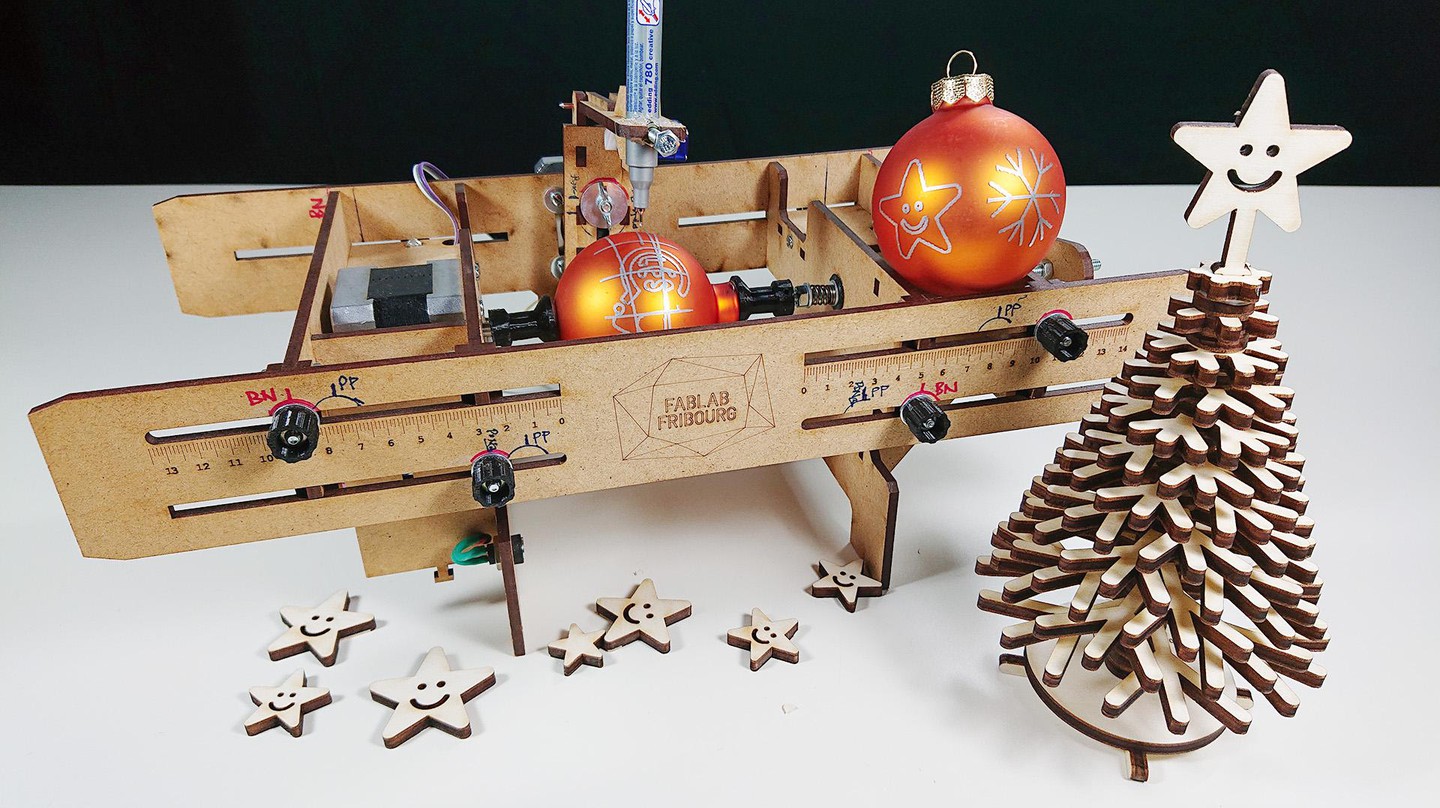 Atelier bricolages de noël au Fablab-Fribourg, 8 décembre - EPFL