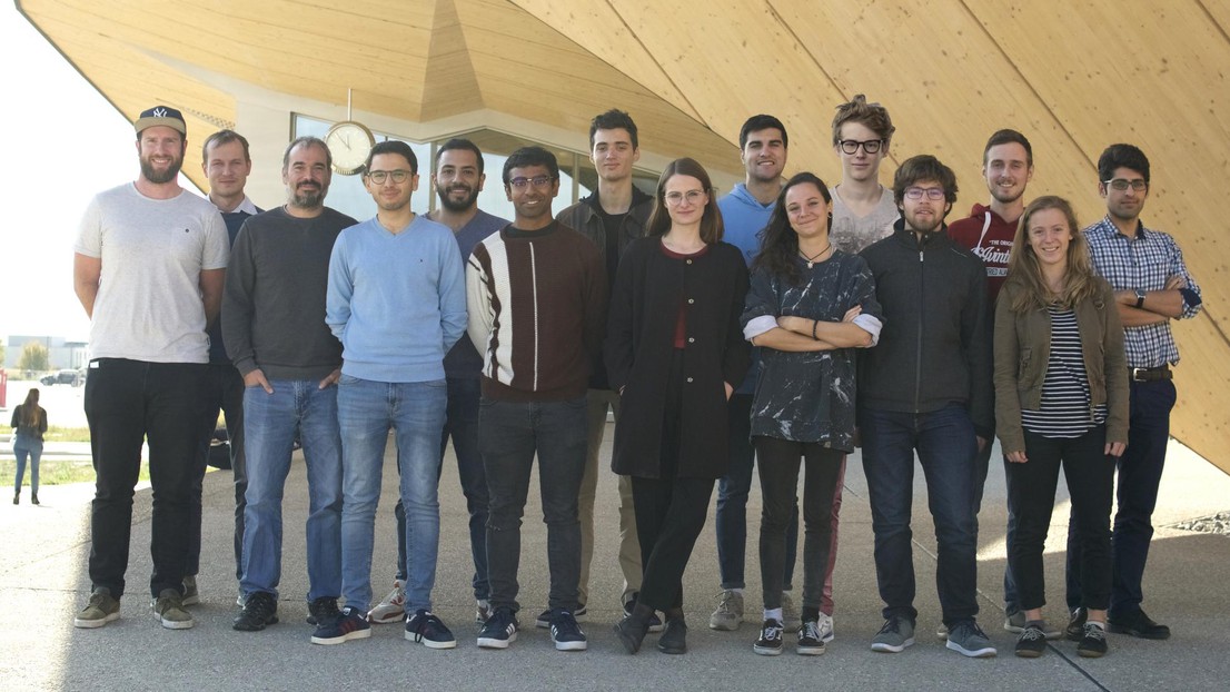 EPFL’s 2018 iGEM team (credit: Barry Ciocco)