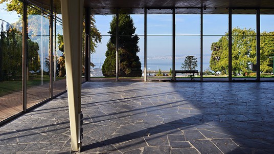 L’intérieur de la Buvette d’Evian aujourd’hui © Claudio Merlini DR / EPFL-TSAM
