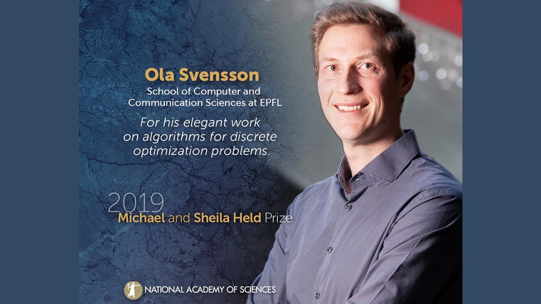 Ola Svensson honored with the Michael and Sheila Held Prize © Alban Kakulya - NAS, 2019