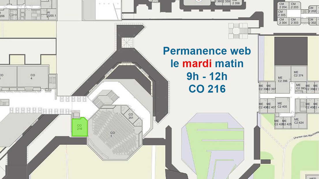 Permanence web, charte graphique, CO 216© 2019 EPFL