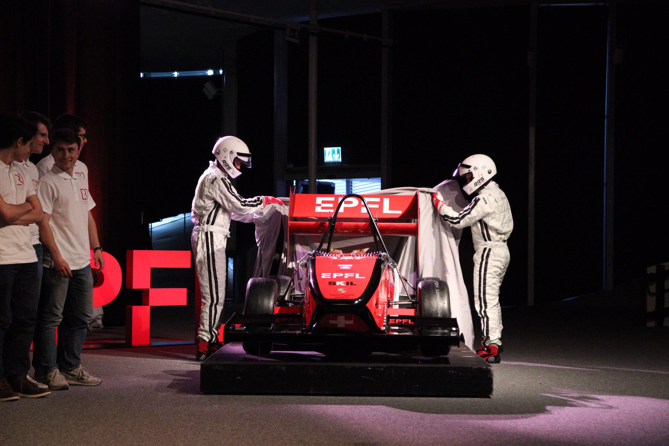 Orion, la monoplace de course de Lausanne Racing Team. © Virgile Hernicot/ 2019 EPFL