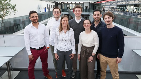The seven candidates of the 2019 contest. © Alain Herzog/2019 EPFL