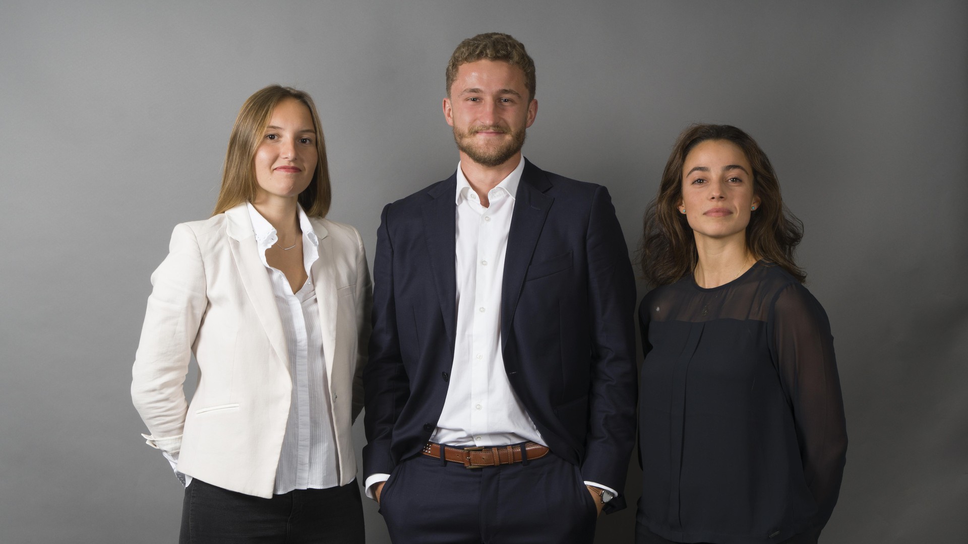 De gauche à droite: Clémence, François-Xavier et Thaïs. ©CIEL/2019 EPFL
