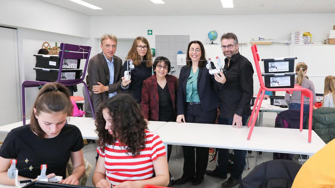 Le programme PLUS a été  officiellement présenté samedi 11 mai à l'EPFL. © Alain Herzog 2019 EPFL