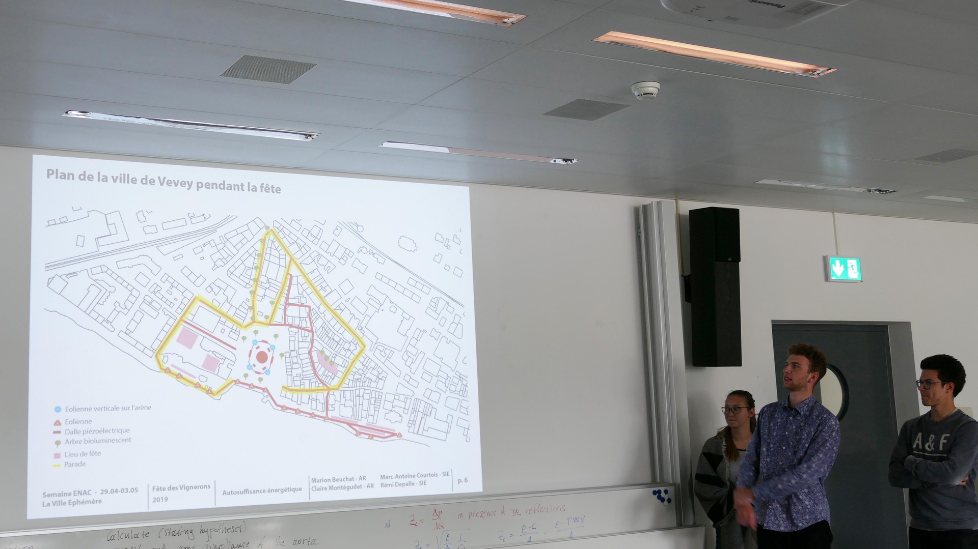 The students presented their projects last Tuesday. © Celia Luterbacher/EPFL