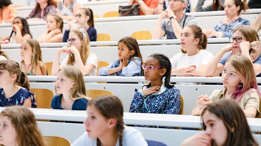 Les participantes du cours Internet & Code pour les filles VD © AH 2019 EPFL