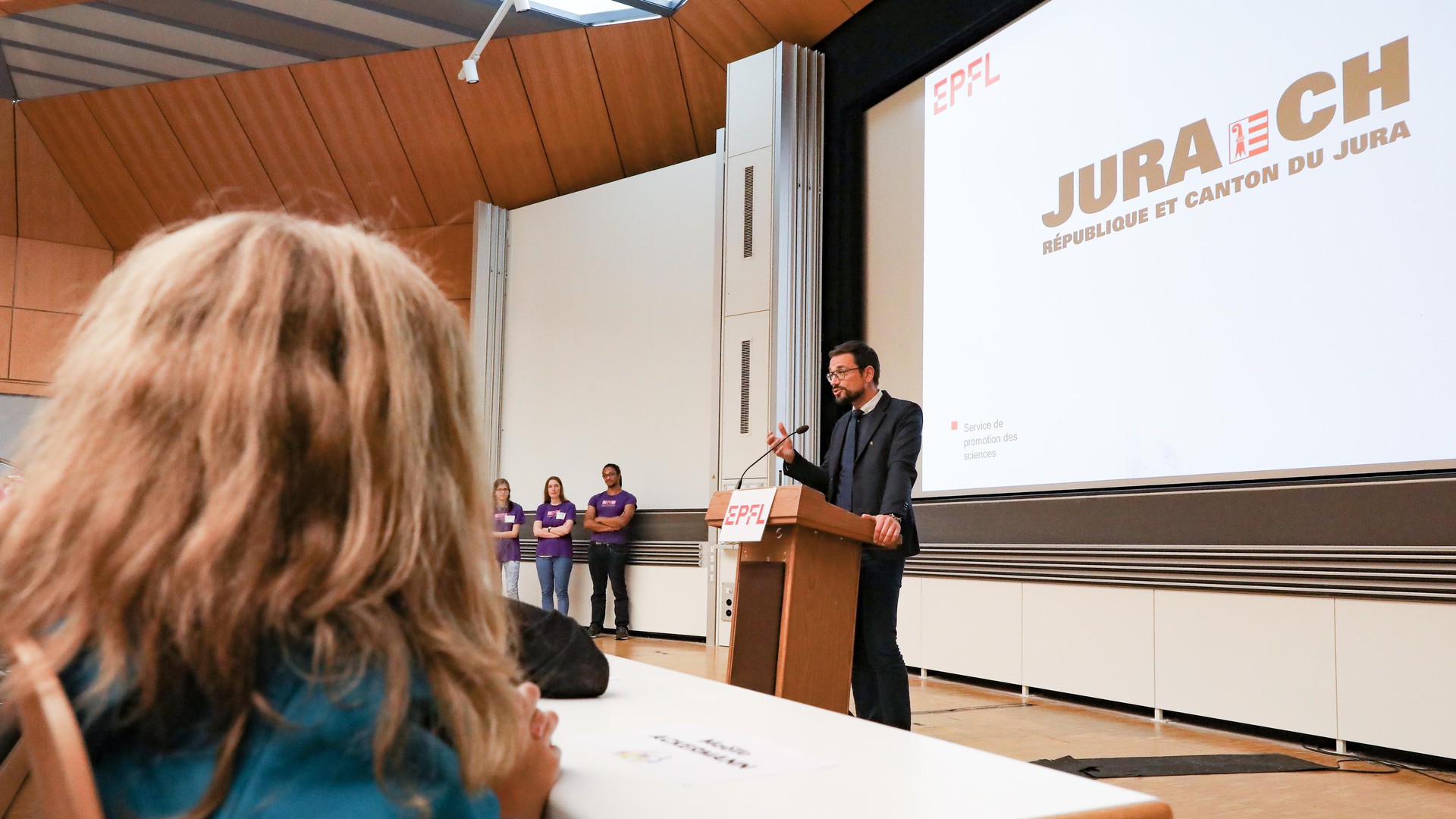 Martial Courtet, Ministre jurassien © M. Gerber 2019 EPFL