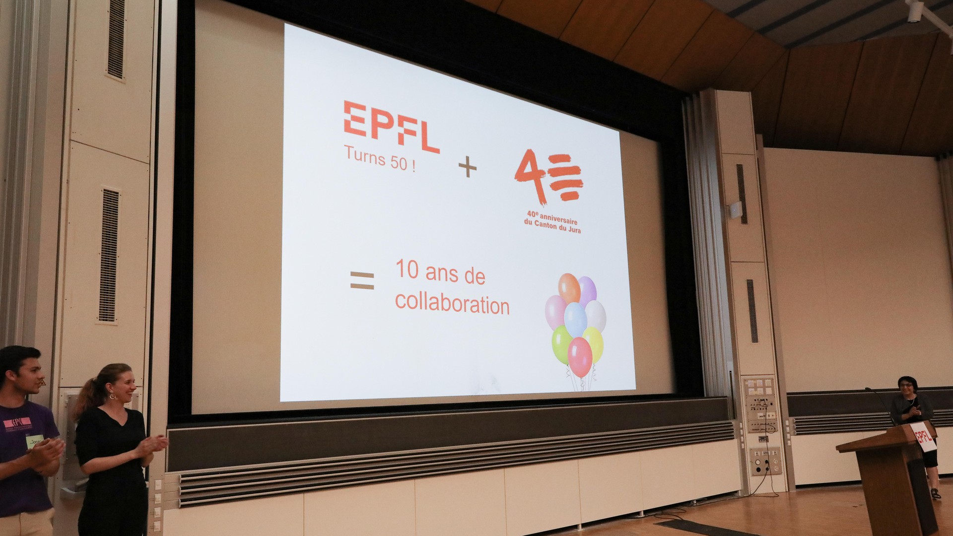 10 ans de collaboration entre l'EPFL et le Jura © M. Gerber 2019 EPFL
