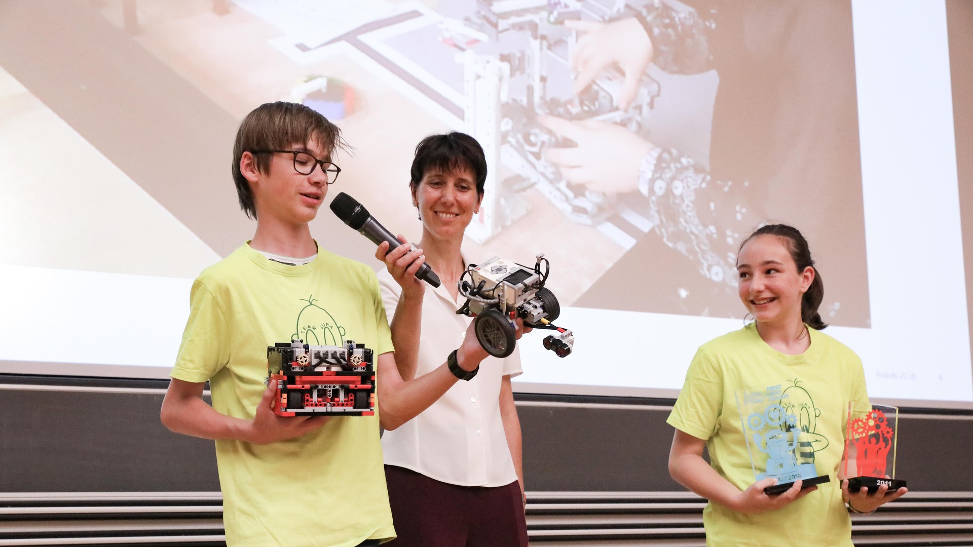 Des Jurassiens en finale européenne de la FLL © M. Gerber 2019 EPFL