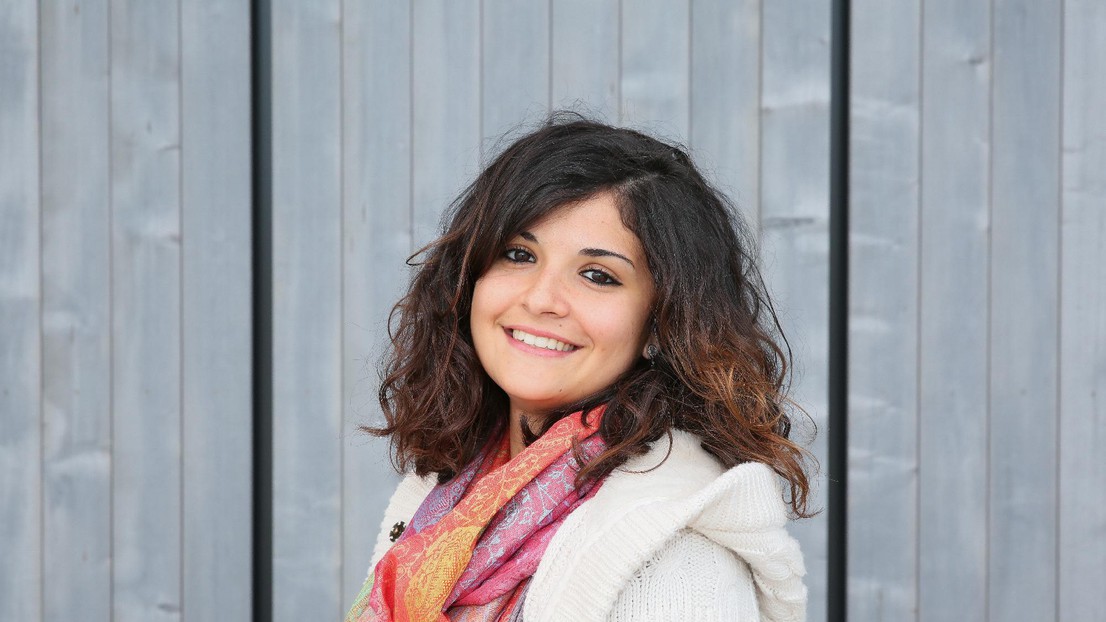 Yara Proust, bioengineering student. ©Alain Herzog/EPFL