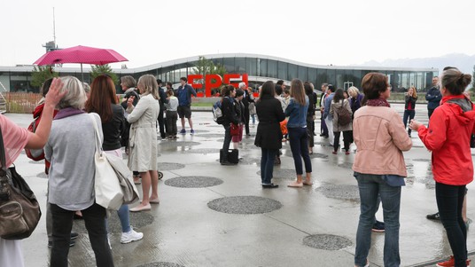 Grève féministe à l’EPFL le 14 juin.© 2019 EPFL / Alain Herzog