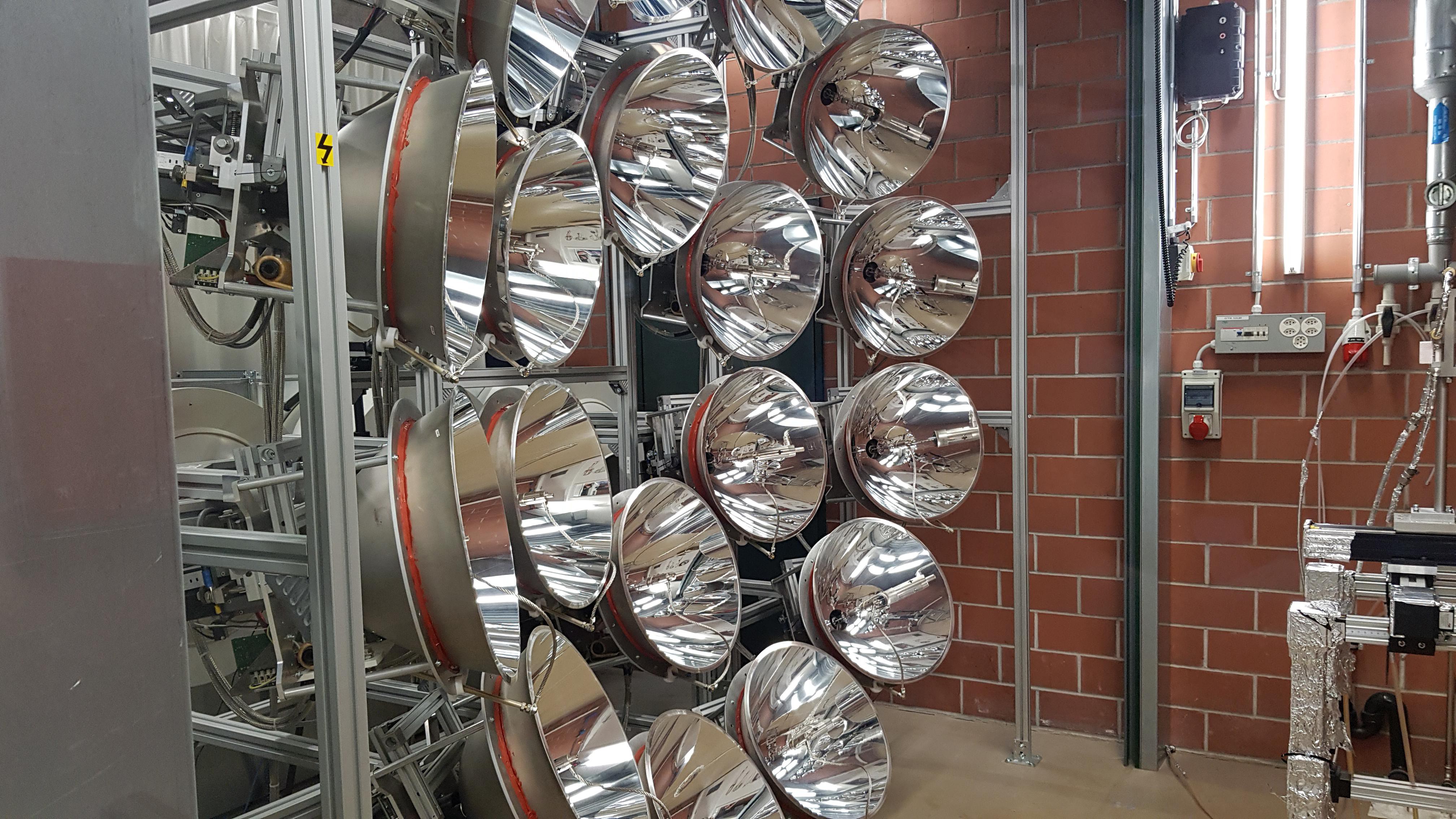 Le simulateur solaire du Centre de l'énergie © 2019 EPFL