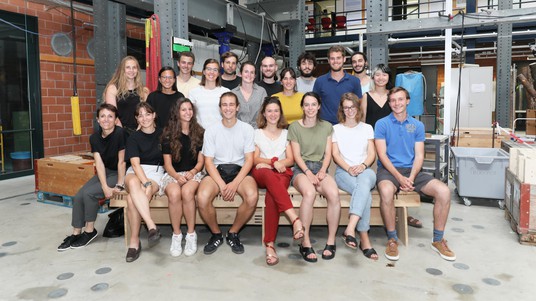 Patricia Guaita and the students before their departure to Chile. © 2019 EPFL