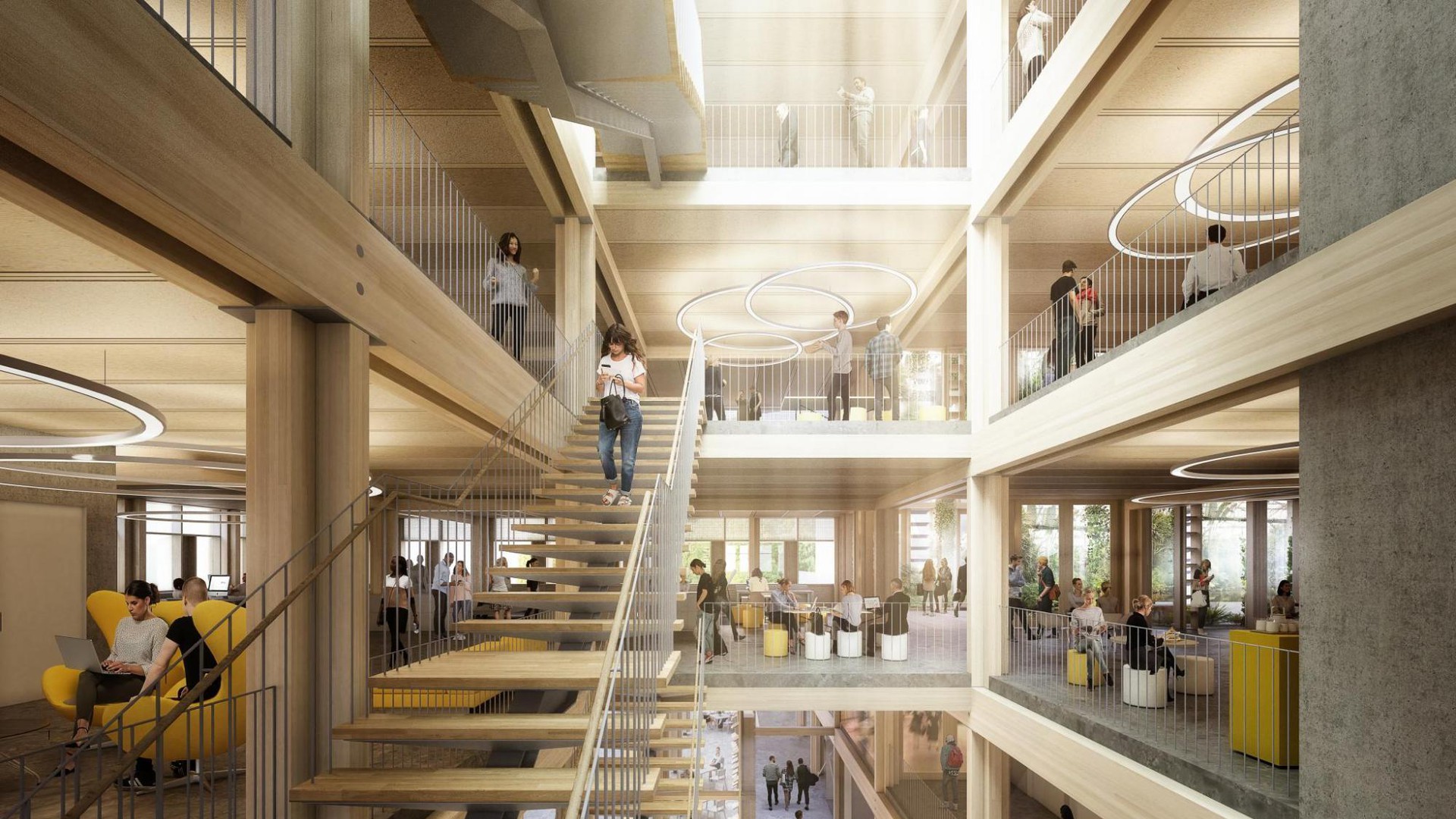 © Behnisch Architekten, Drees & Sommer Schweiz AG, ZPF Ingenieure AG / HOP Atrium
