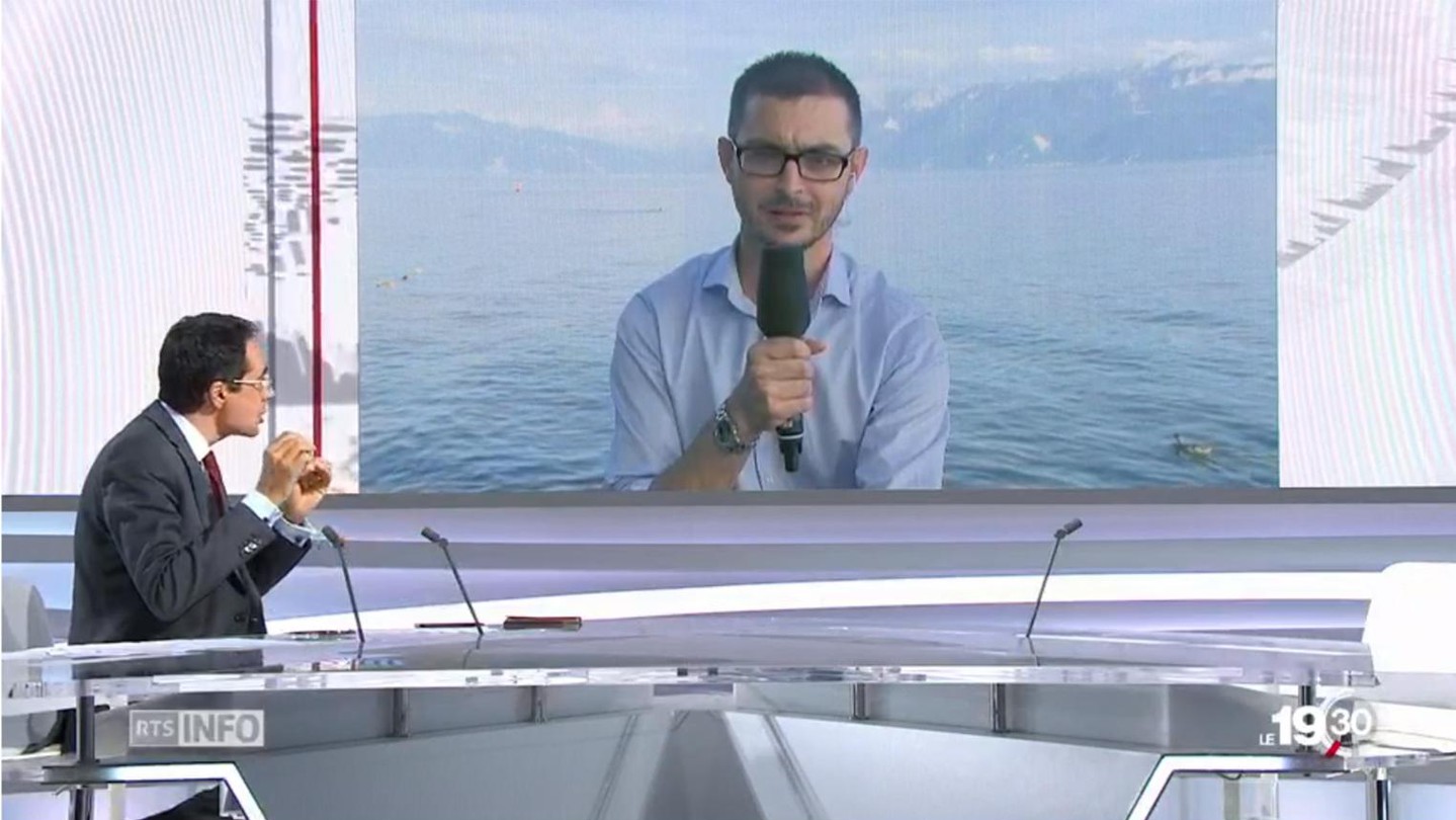 Plastic pollution in Lake Geneva Interview on RTS1 EPFL