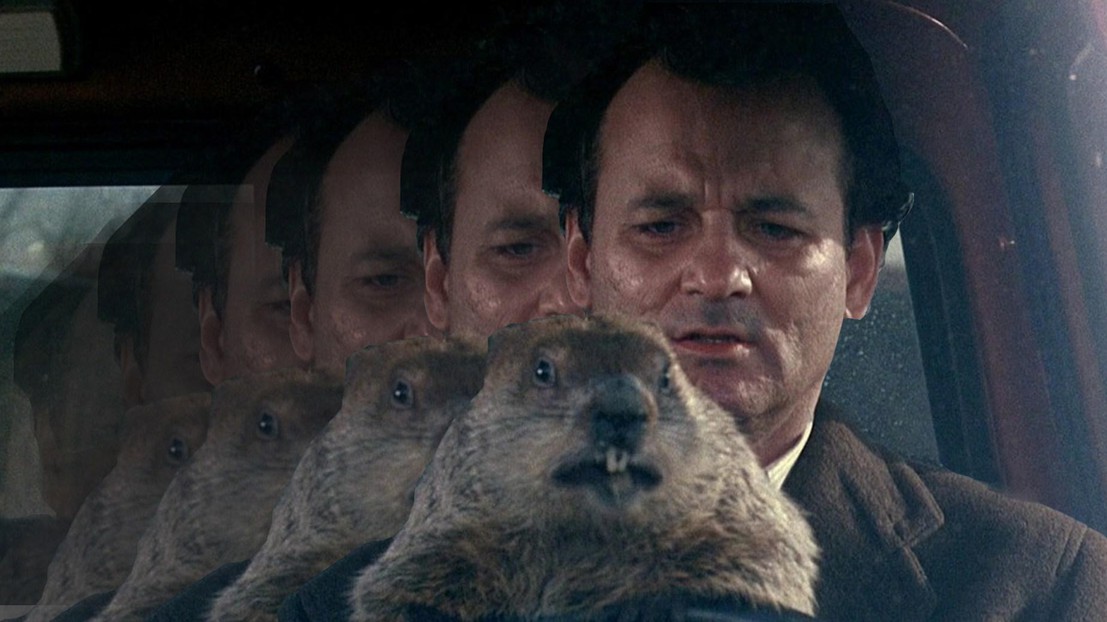 Bill Murray in ''Groundhog Day'' 1993 © Matt Rodgers