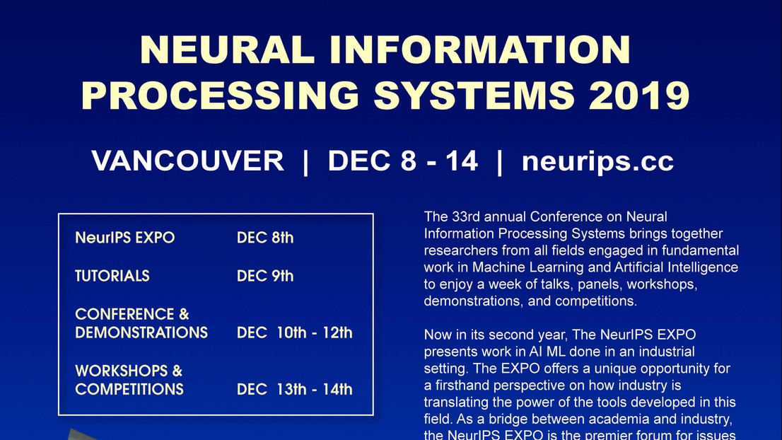 Official NeurIPS 2019 poster  © 2019 EPFL