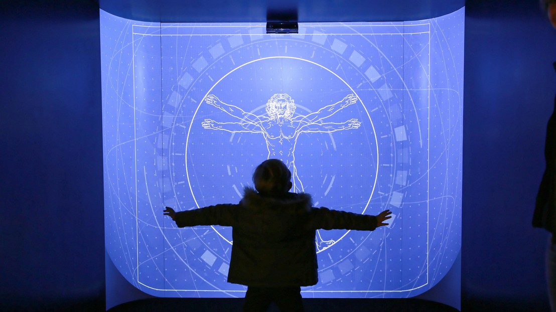 Les chercheurs de l'EPFL se sont pliés en quatre pour expliquer au public les concepts les plus pointus© Alain Herzog