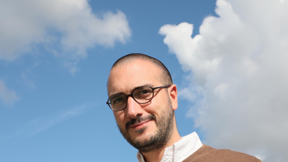 Victor Panaretos considère un cours comme une performance. © Aain Herzog 2019 EPFL