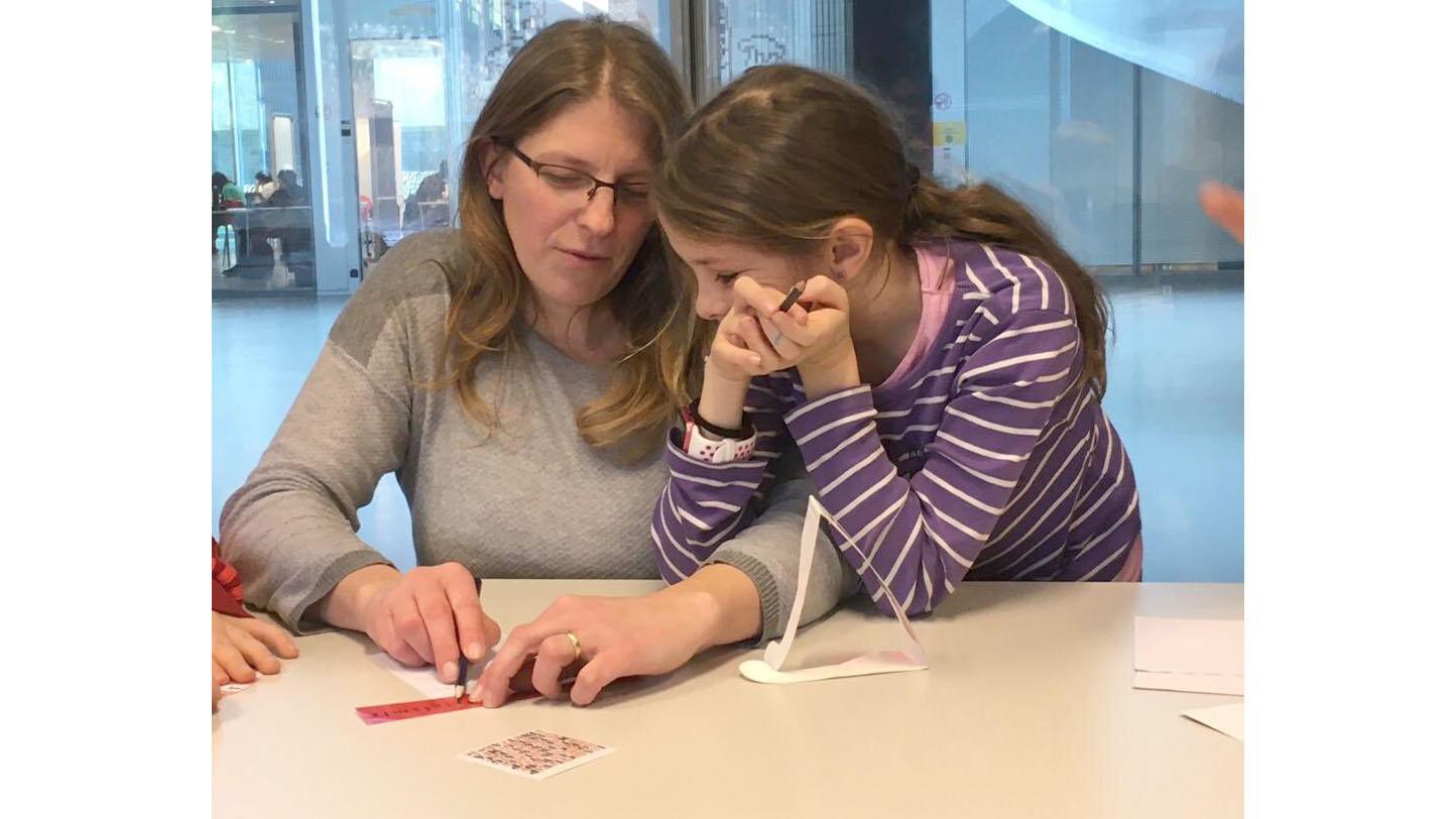 Atelier famille pour les jurassiens à l'EPFL à l'occasion de la remise des attestations © 2020 EPFL