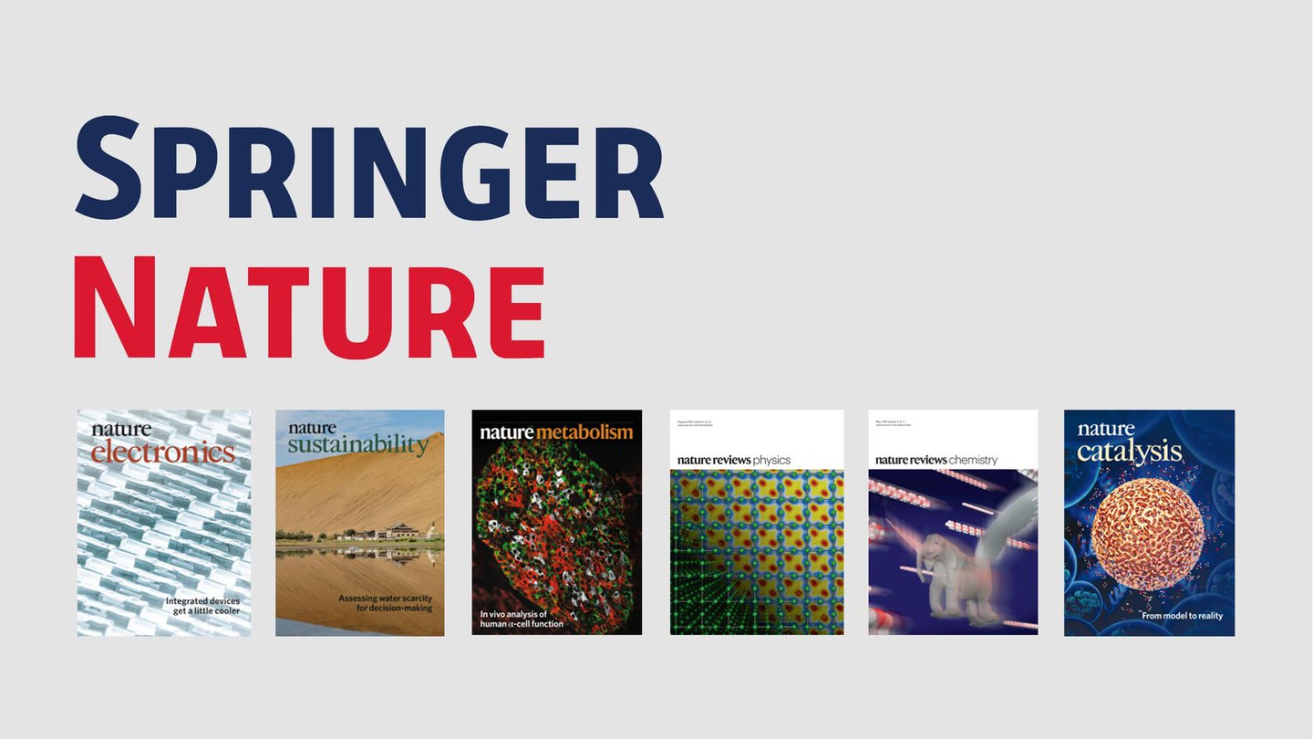 6 New Titles Subscribed To Springer Nature - EPFL